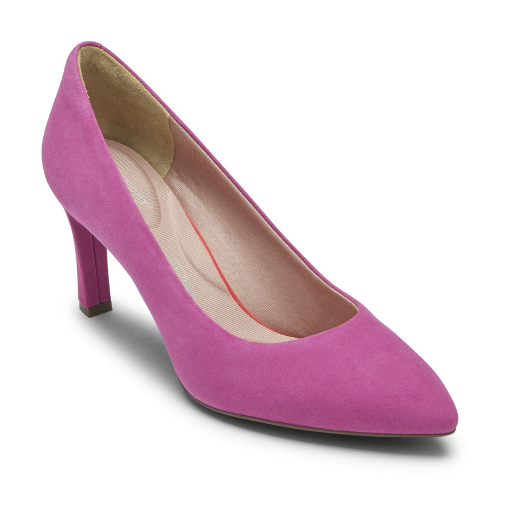 Sapatos De Salto Rockport Mulher Rosa - Total Motion Sheehan - 52739AOJX